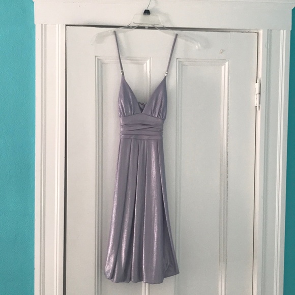 Shimmery purple short formal dress - Picture 1 of 2